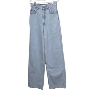 Levi's High Loose Loosey Goosey Straight Leg Jeans Size 26 Altered